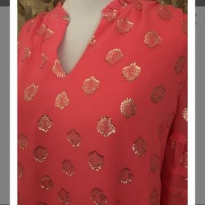 Lilly Pulitzer Coral Cocktail Dress